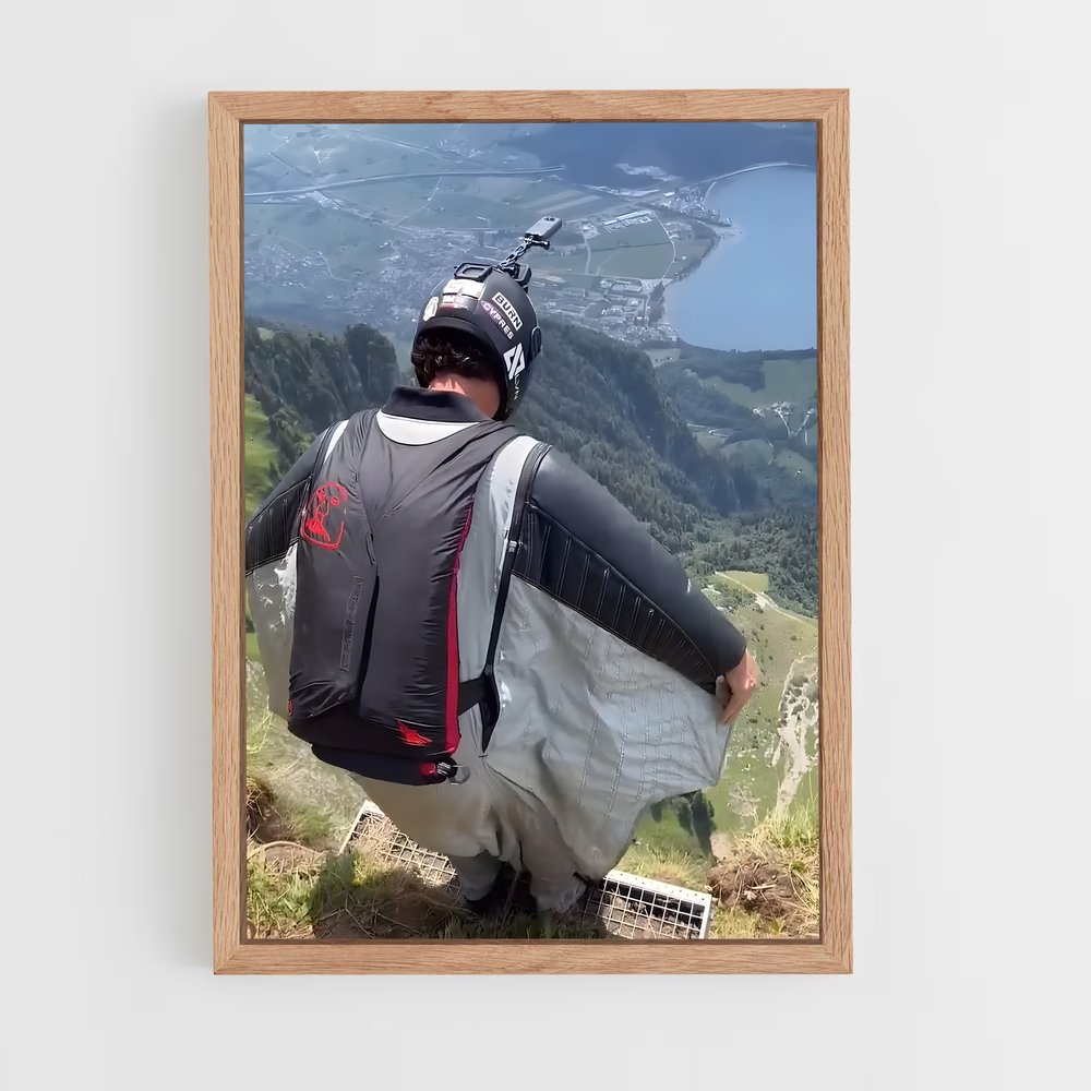 Poster Vol Proximité – affiche Base jump (vue 4)